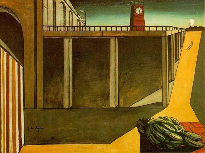 Gare Montparnasse, giorgio de chirico